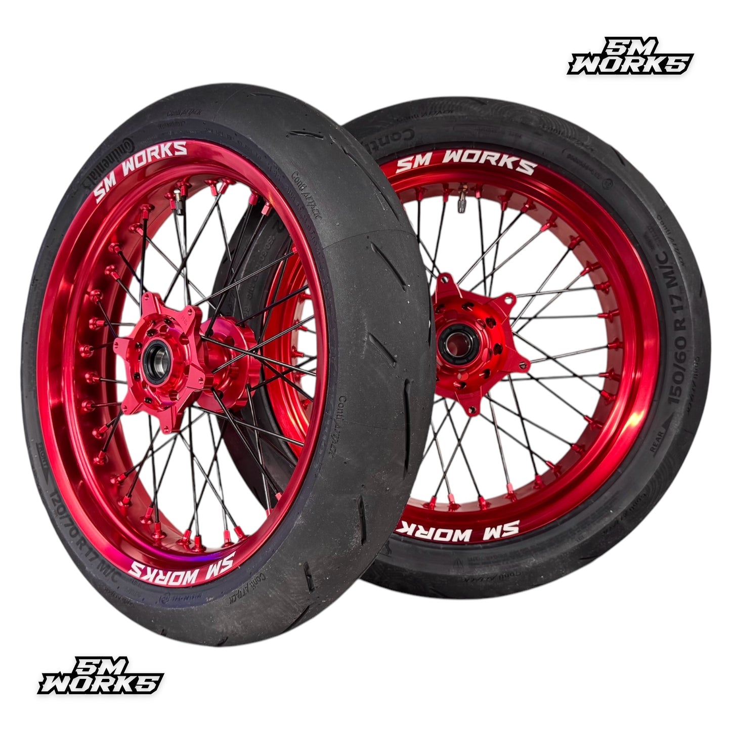 CUSTOM SUPERMOTO COMPLETE RIM SET - BETA
