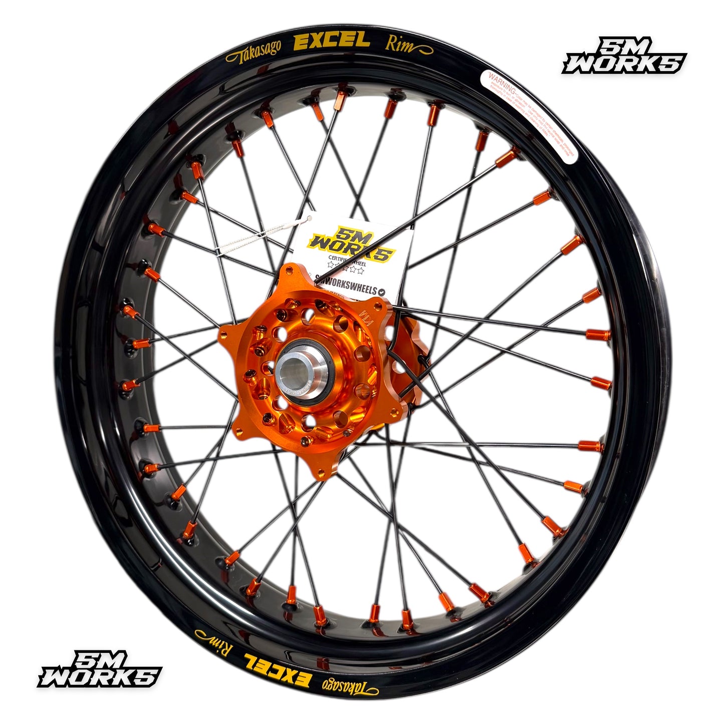 EXCEL SUPERMOTO FELGENSATZ [ORANGE EDITION]