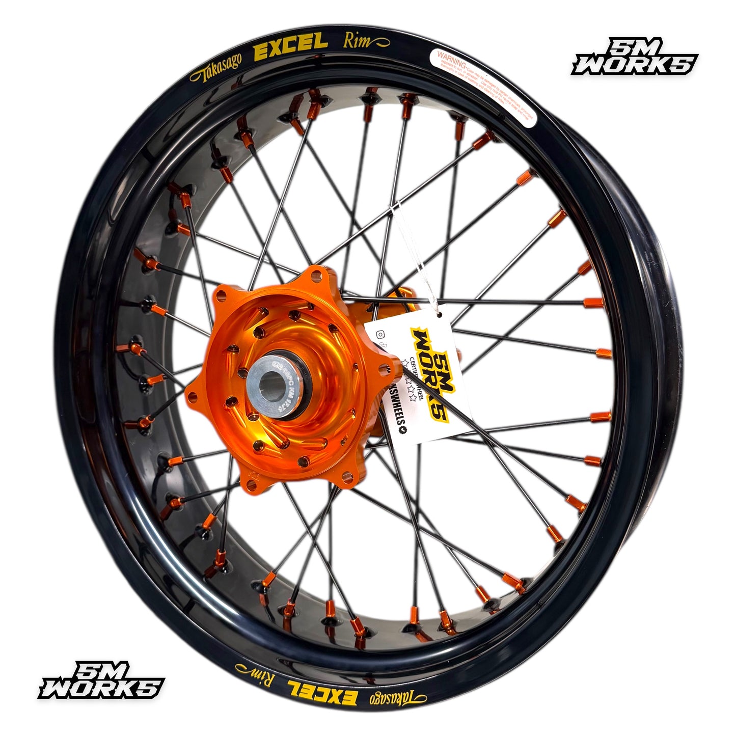 EXCEL SUPERMOTO FELGENSATZ [ORANGE EDITION]