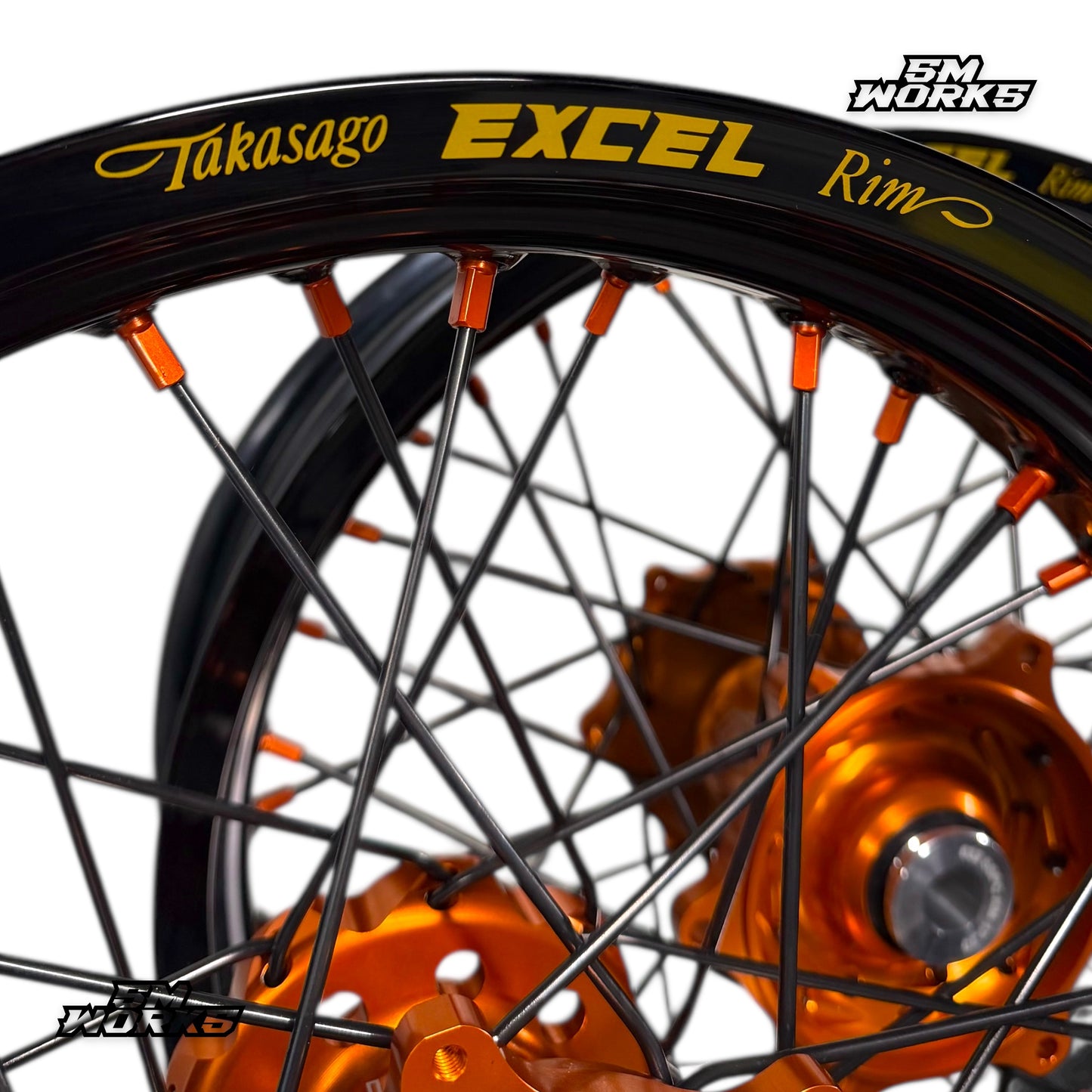 EXCEL SUPERMOTO FELGENSATZ [ORANGE EDITION]