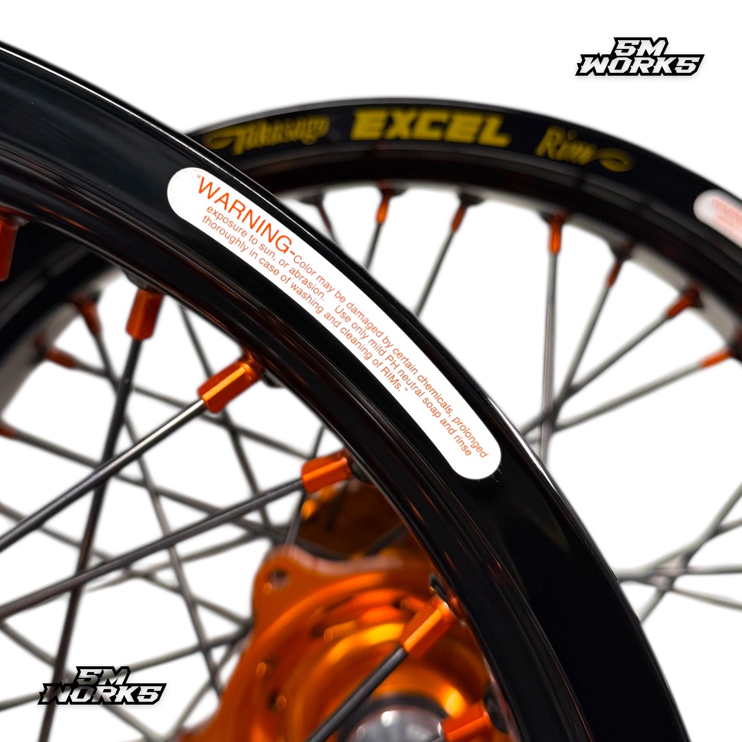 EXCEL SUPERMOTO FELGENSATZ [ORANGE EDITION]