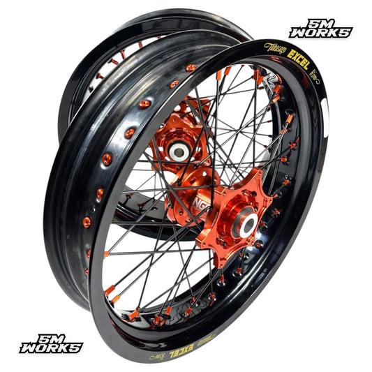 EXCEL SUPERMOTO FELGENSATZ [ORANGE EDITION]