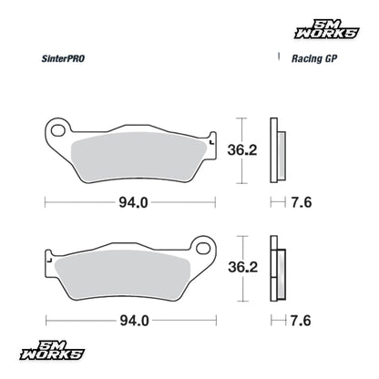 MOTO-MASTER SinterPRO Bremsbelag