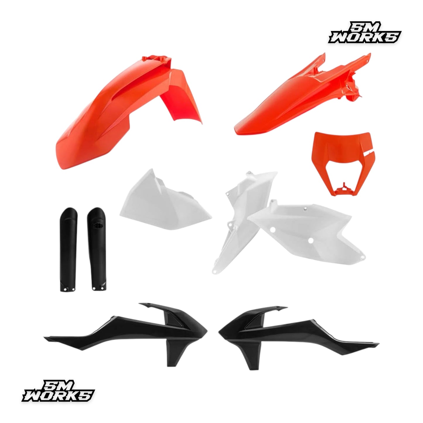 Acerbis plastic set (KTM EXC/-F 17-19)