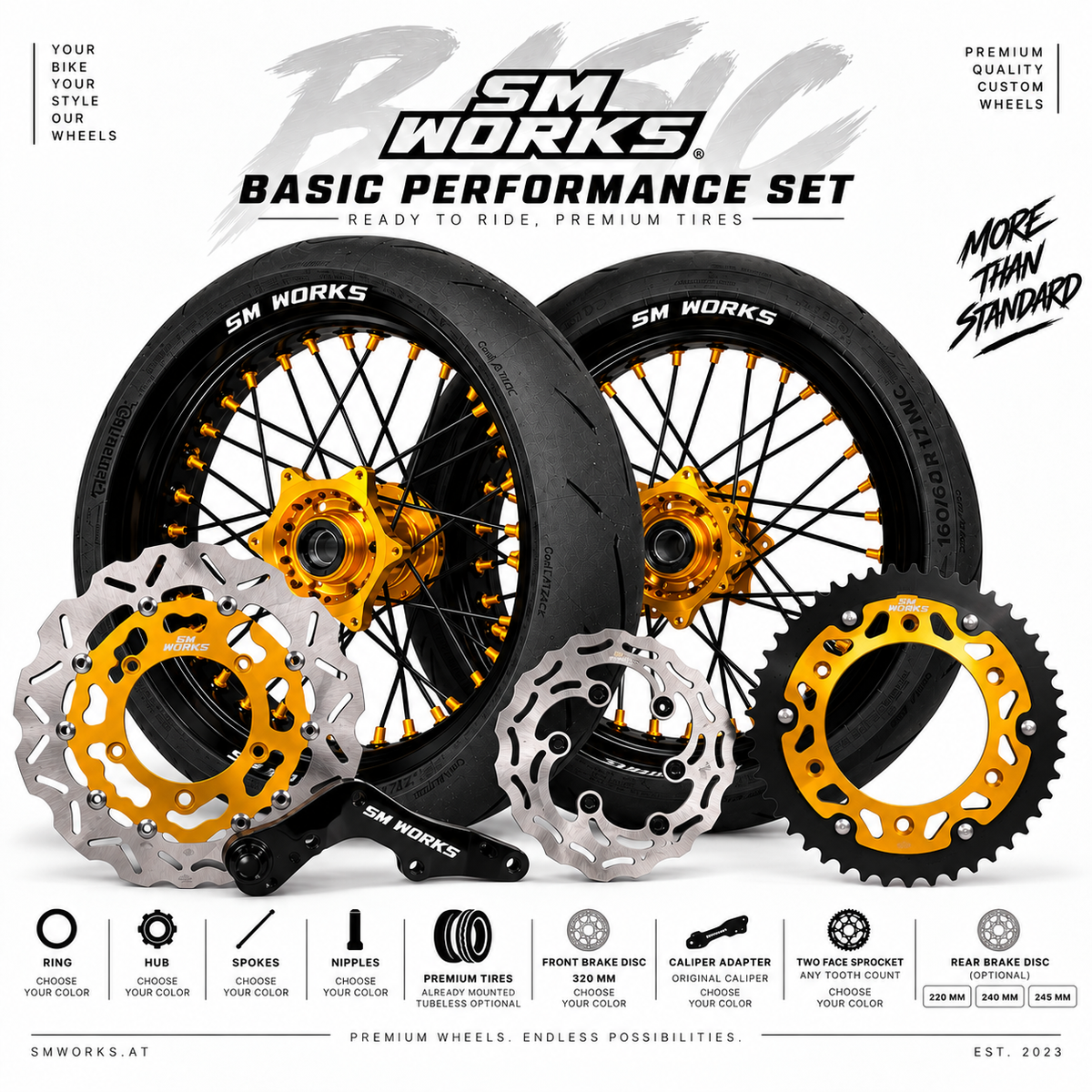 SHERCO SM-BASIC PERFORMANCE-SET