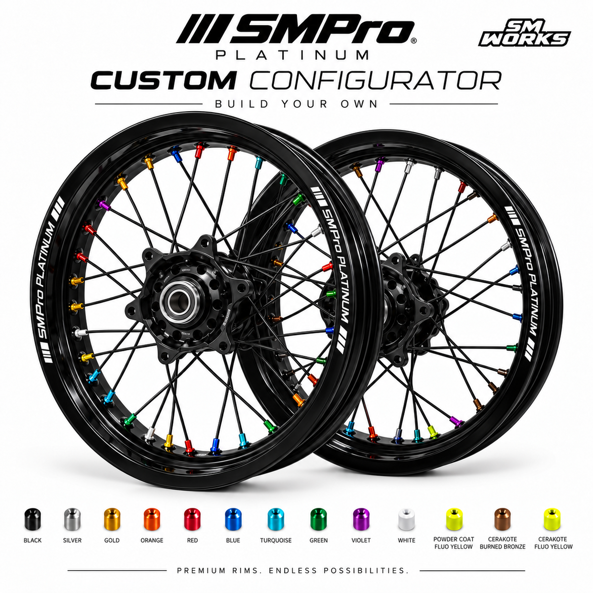 CONFIGURATORE CERCHI SUPERMOTO SMPRO PLATINUM